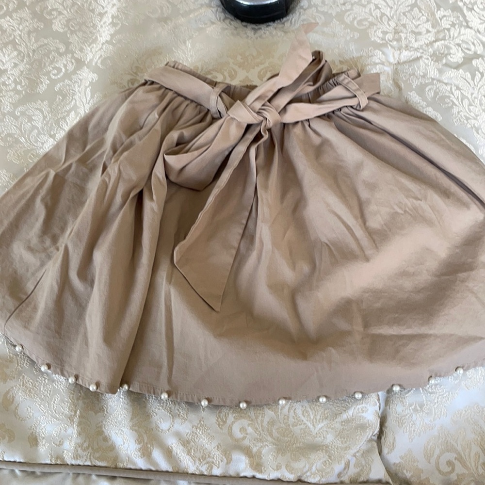 Twin set girls skirt with pearls